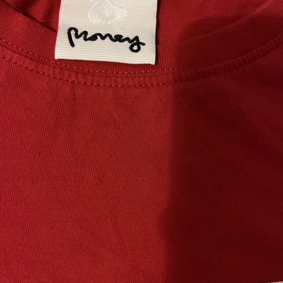 Money Tshirt Mens Red Size Large Excellent Condition Mens Tshirt - Picture 3 of 4